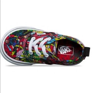 Your baby totally skates mongo in Marvel Vans! 🤣